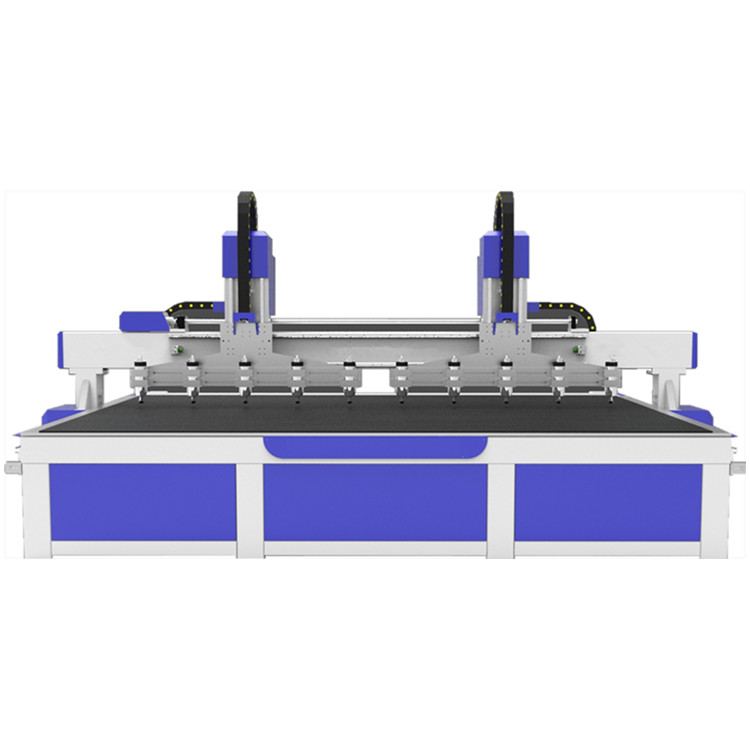 Machine de routeur CNC en bois 3d à têtes multiples